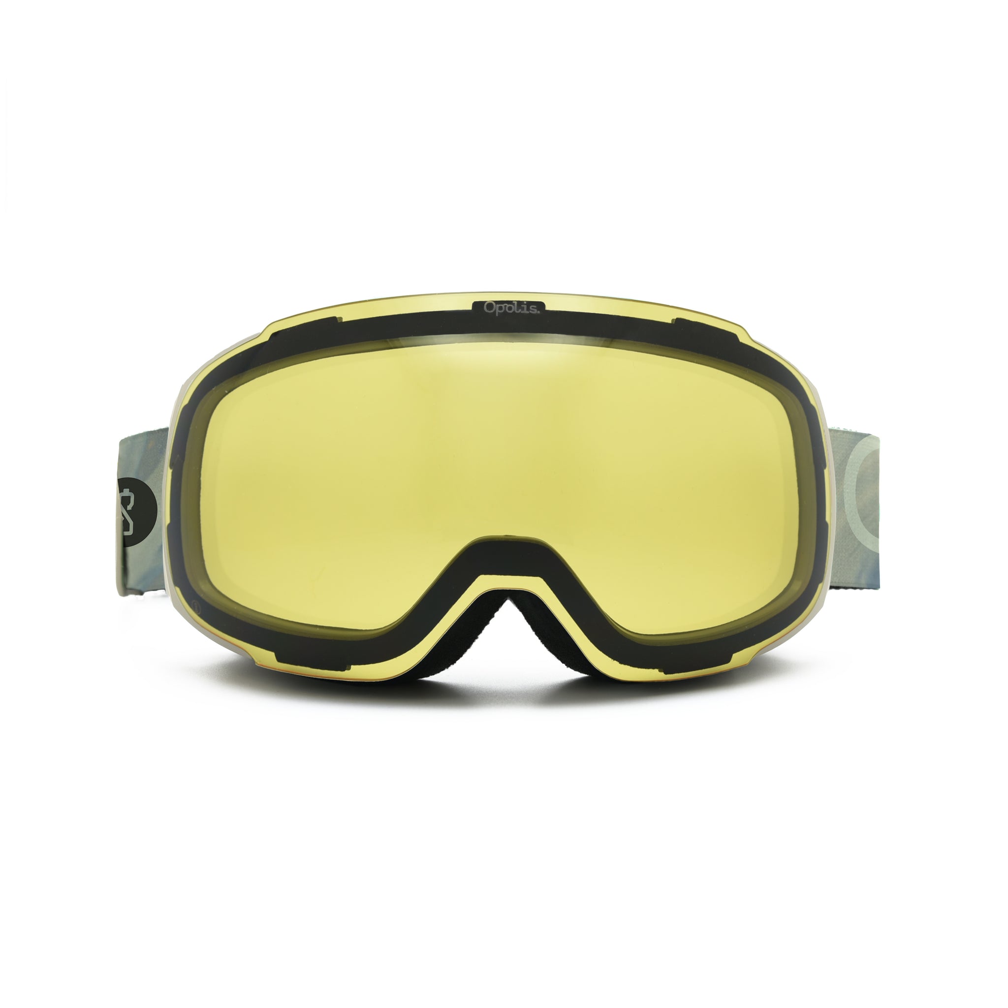 Glacier Ski & Snowboard Goggles (Tangerine Sunrise Mirrored Lens)