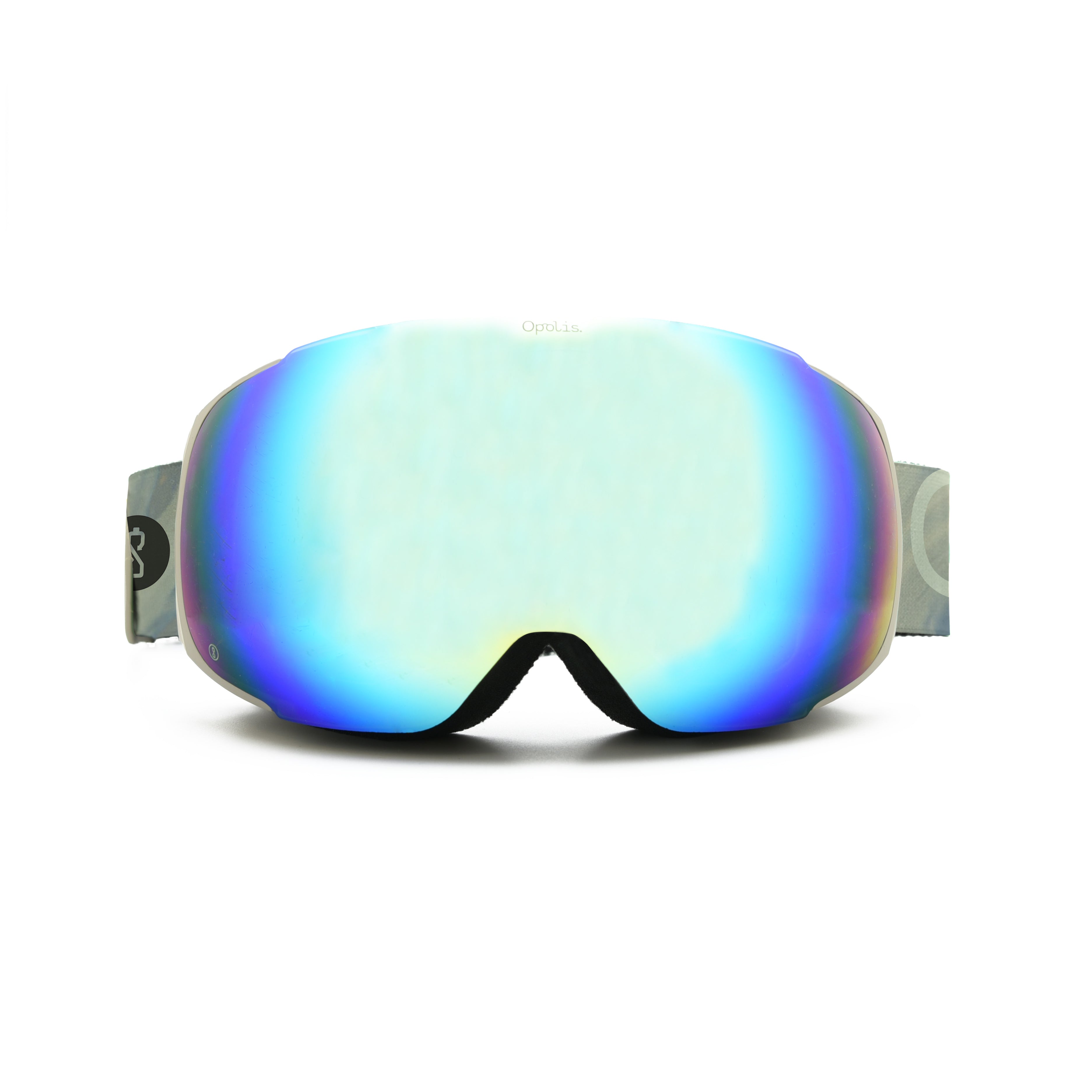 mirror ski goggles Glacier & Snowboard (Tangerine Sunrise Mirrored Lens) Category:E Bike_Aluminium Größe:Mittel With our 4 mm DIY Ring Aufbewahrung selber