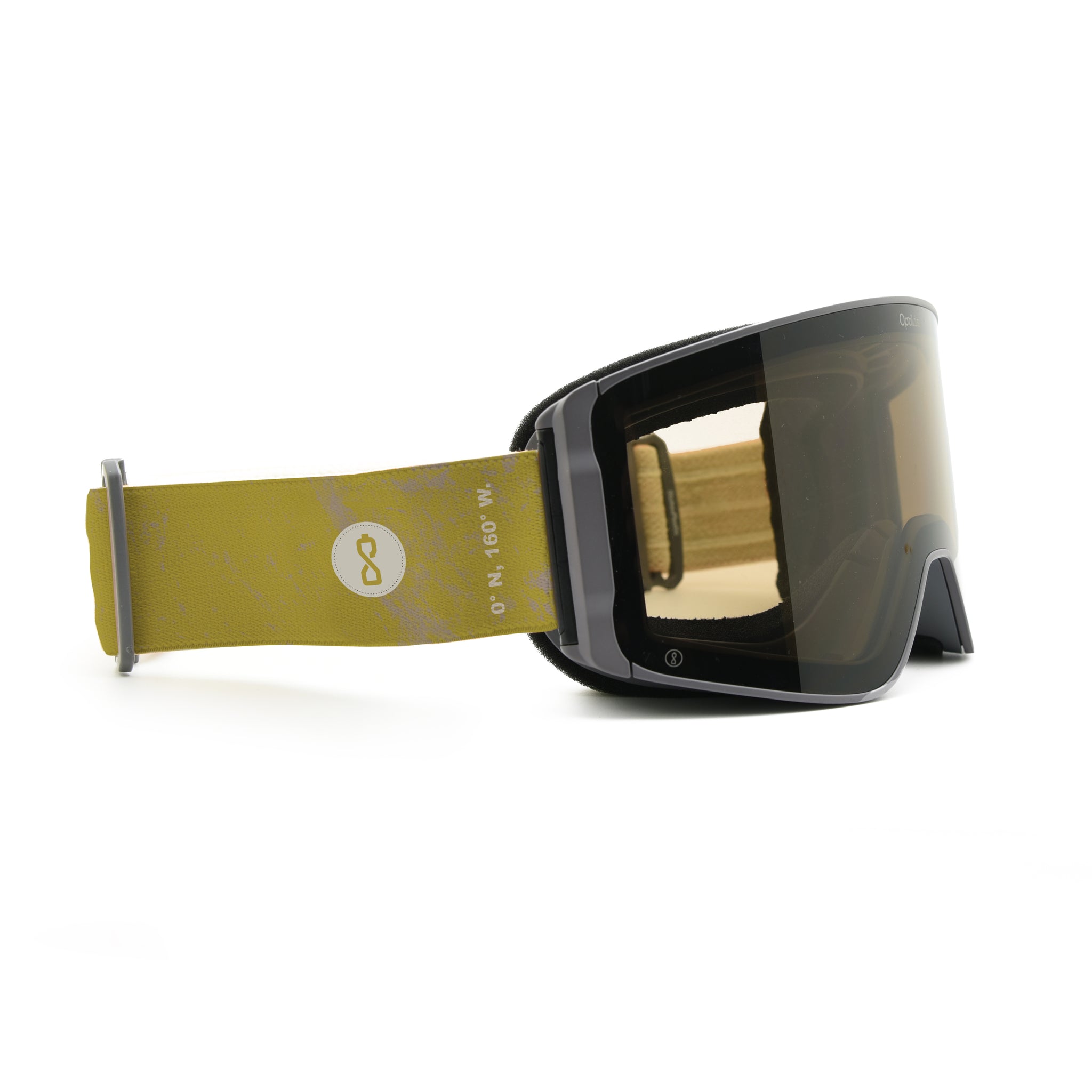 gold ski goggles Alpine Ski & Snowboard Goggles (Carmel Glide Mirrored Lens) – opolisoptics
