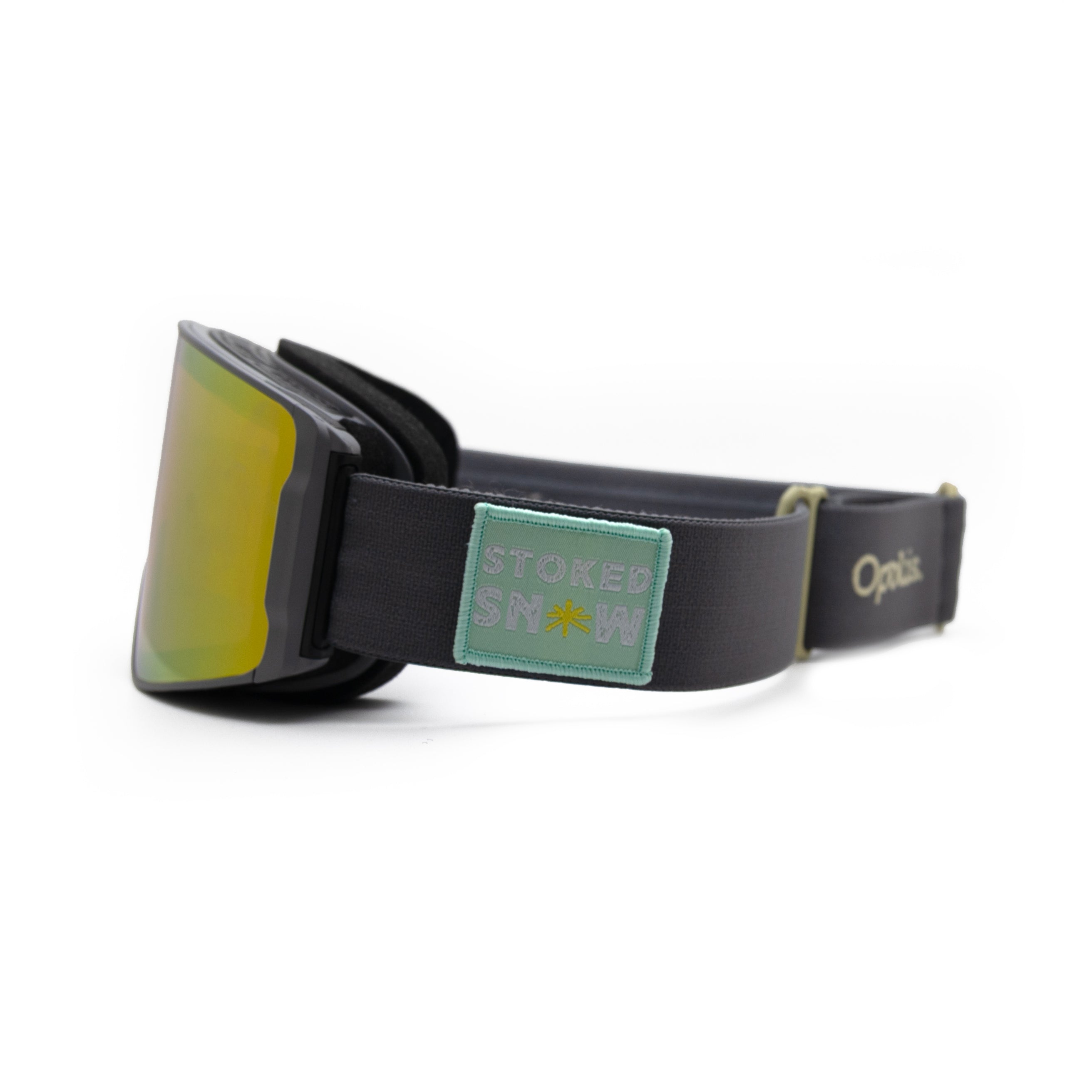 Alpine Ski & Snowboard Goggles (Carmel Glide Mirrored Lens)