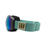 Glacier Ski & Snowboard Goggles (Tangerine Sunrise Mirrored Lens)