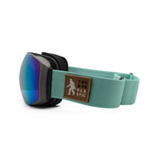 Glacier Ski & Snowboard Goggles (Tangerine Sunrise Mirrored Lens)