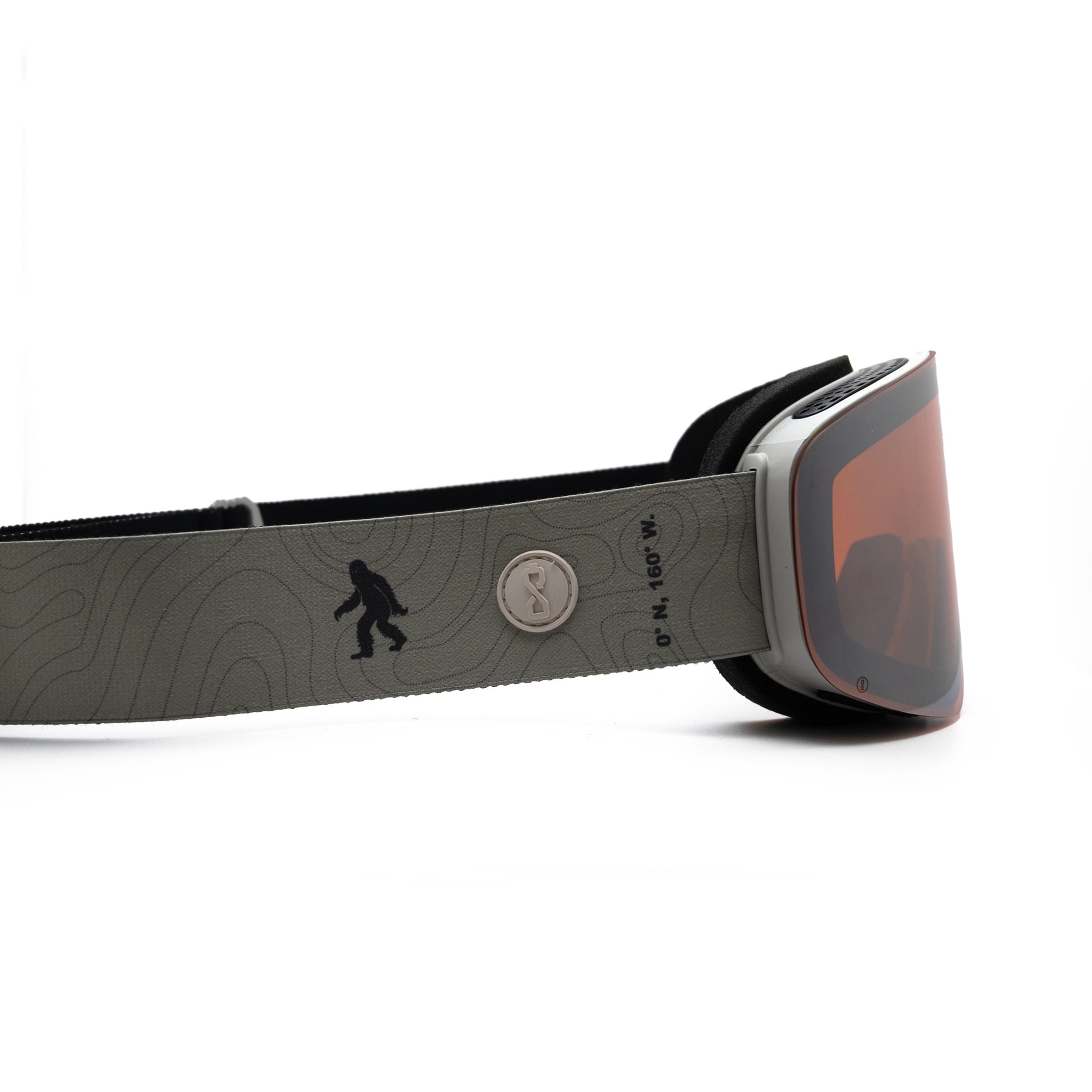 silver reflective ski goggles Summit Ski & Snowboard Goggles (Silver Line Mirrored Lens) – opolisoptics